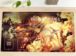 O-P Portgas·D· Ace Playmat CCG OPCG Mat Trading Card Game Table Playing Pad Bag - Image 1