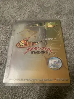 (LOT OF 2) 1999 Neo Genesis 9 Japanese Pokemon Cards With Binder - Promo Set - Image 1