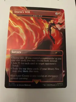 MTG Storm's Will Jeska's Will Rainbow Foil Secret Lair #1744 NM/M Condition - Image 1