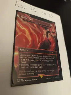 MTG Storm's Will Jeska's Will Rainbow Foil Secret Lair #1744 NM/M Condition - Image 2