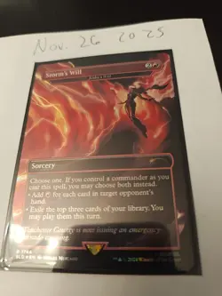 MTG Storm's Will Jeska's Will Rainbow Foil Secret Lair #1744 NM/M Condition - Image 3