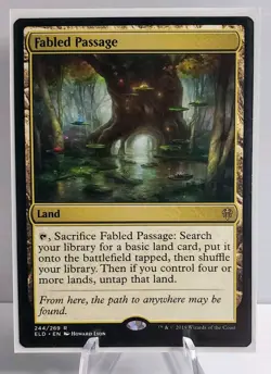 X 1 Fabled Passage NM-M Throne of Eldraine MTG Magic The Gathering - Image 1