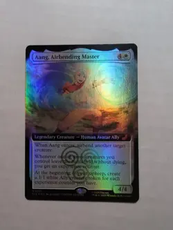 AANG, AIRBENDING MASTER FOIL [Extended Art] NM!!! - Image 1
