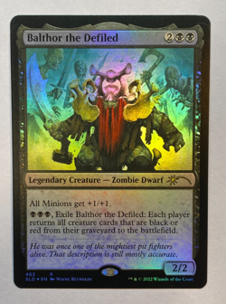 MTG - Secret Lair - Wayne Reynolds - Balthor the Defiled - FOIL - Image 1