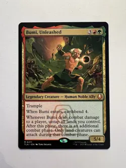 Bumi, Unleashed - MTG TLA Avatar: The Last Airbender - NM - Image 1