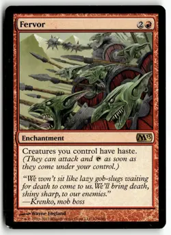 MTG Fervor - Core Set 2013 Heavily Played English - Image 1