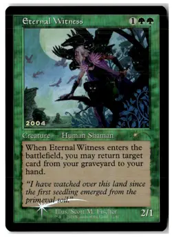 MTG Foil Eternal Witness - 30th Anniversary Promos Moderately Played English - Image 1