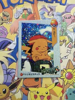 Pokemon Vintage Pocket Monsters Vending HOLO Prism Sticker 1999 Bandai Nintendo - Image 1