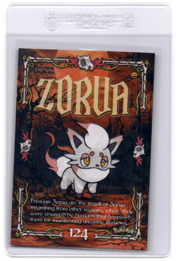 Pokemon Topps Team Rocket Set Zorua - Image 1
