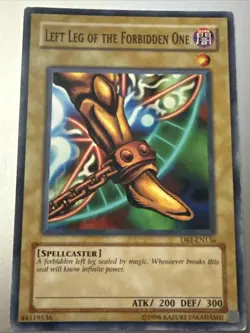 Left Leg of the Forbidden One DB1-EN136 Dark Beginning 1 Unlimited - Image 1