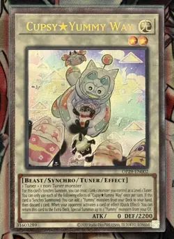 Yugioh! Cupsy Yummy Way Ultimate Rare Near Mint OP29-EN002 - Image 1
