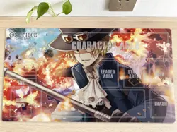 O-P Duel Playmat Sabo CCG OPCG TCG Trading Card Game Mat Table Pad Free Bag - Image 1