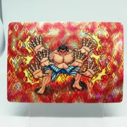 E. Honda No.40 Street Fighter II fighter card barcode battler Epoch 1991-1992 - Image 1