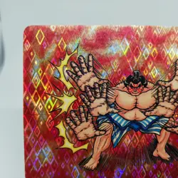 E. Honda No.40 Street Fighter II fighter card barcode battler Epoch 1991-1992 - Image 2