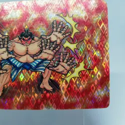 E. Honda No.40 Street Fighter II fighter card barcode battler Epoch 1991-1992 - Image 5