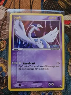 Pokemon Lugia EX Card Unseen Forces 29/115 Reverse Holo Rare - Image 1