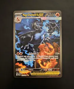 Mega Charizard x EX 125/094 Secret Rare NM Pokemon Card English Full Art - Image 2