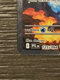 Mega Charizard x EX 125/094 Secret Rare NM Pokemon Card English Full Art - Image 5