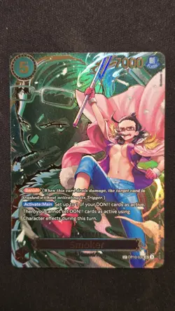 One Piece SMOKER SR ALT OP10-030 Card Game ENGLISH Carrying On His Will - Image 1