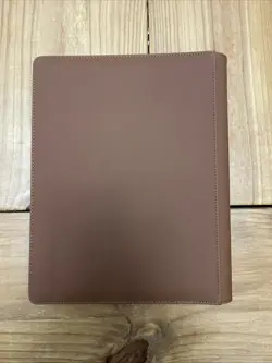Red Card Binder - Fabmaker 9 Pocket Trading Card Binder, Sturdy Side-Load - Image 2