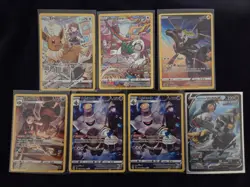 Brilliant Stars Trainer Gallery - Lot of 7 Pokemon Cards - NM/Pack Fresh - Image 1
