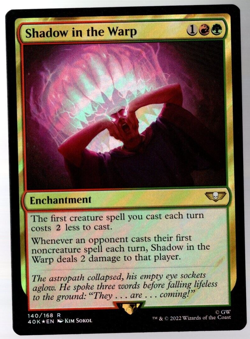 Shadow in the Warp 140/168 Rare Surge Foil Warhammer 40K MTG Near Mint - Image 1