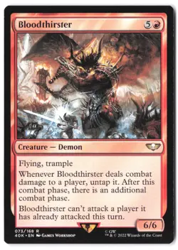 Bloodthirster 73 MTG 40K NM - Image 1