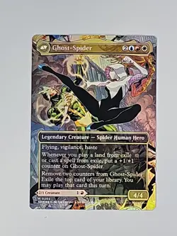 MTG ~ Gwen Stacy ~ 0202 ~ Borderless ~ Marvel's Spider-Man ~ Foil ~ pack fresh - Image 2