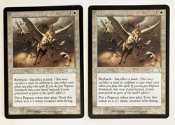 Pegasus Stampede (2) Exodus LP MTG Magic the Gathering - Image 1