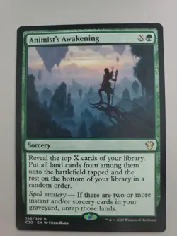 MTG Animist's Awakening Commander 2020 Regular Rare - Image 1