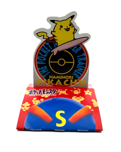 Surfing Pikachu 1998 Pokemon Carddass 100 Slide-Up Part 2 Vintage, Japanese Rare - Image 1