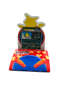 Surfing Pikachu 1998 Pokemon Carddass 100 Slide-Up Part 2 Vintage, Japanese Rare - Image 3