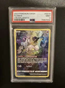 Mew #GG10 - Pokemon Crown Zenith Galarian Gallery - PSA 9 - Image 1