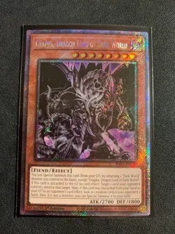 Grapha, Dragon Lord of Dark World (Platinum Secret Rare) - Yugioh - Image 1