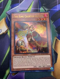 Yugioh Fire King Courtier Ulcanix - 2025 Mega-Pack (MP25-EN262) Ultra Rare - Image 1