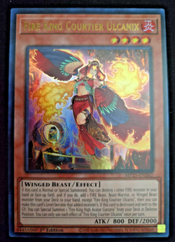Yugioh Fire King Courtier Ulcanix - 2025 Mega-Pack (MP25-EN262) Ultra Rare - Image 1