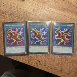 X3 The Flute Of Summoning Dragon LCKC-EN027 Unlim Secret Rare NM +Bonus FREESHIP - Image 1