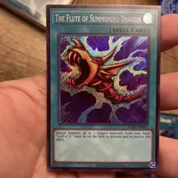 X3 The Flute Of Summoning Dragon LCKC-EN027 Unlim Secret Rare NM +Bonus FREESHIP - Image 2