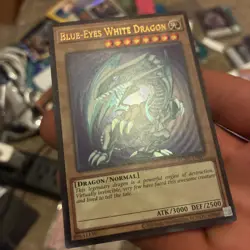 Yu-Gi-Oh Blue Eyes White Dragon LCKC-EN001 Ultra Rare Version 2 Unlimited - Image 3