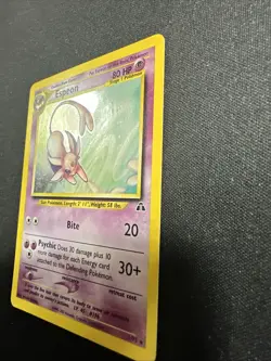 Espeon Neo Discovery TCG 1/75 Holo Unlimited Rare Card Pokemon English - Image 3