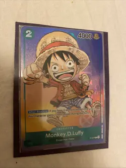 Monkey D Luffy P 037 Foil Holo Promo One Piece Card Game Limited 2023 Tcg sealed - Image 4
