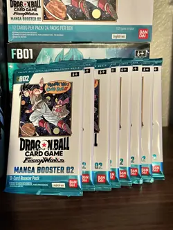Dragon Ball Super Card Game Fusion World SB02 Booster 8 Packs - Image 1