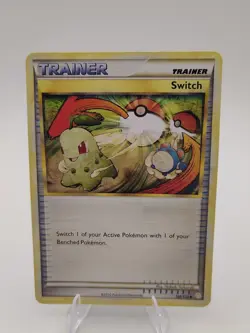 Switch #102/123 Heart Gold Soul Silver Uncommon Pokemon Card - Image 1