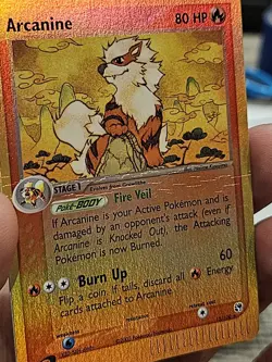 Arcanine Sandstorm #15/100 Reverse Holo Rare Pokemon Card - Image 2