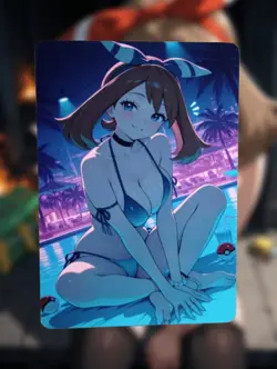 May Pokemon Anime Waifu Sexy Goddess Doujin Lewd Hentai Card - Image 1