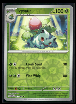 151 Scarlet & Violet Pokemon Card Reverse Holo and EX CHOOSE / PICK YOUR CARD - Image 3