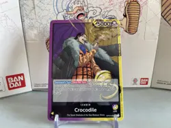 OP04-058 Crocodile Leader One Piece TCG Card - Image 1