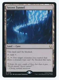 Secret Tunnel #0278 MTG Avatar: The Last Airbender Magic The Gathering - Image 1