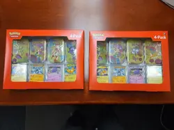 LOT OF 2 - Pokemon 4 Mini Tins + 4 Promo Cards Bundle - 151 SAMS CLUB EXCLUSIVE - Image 1