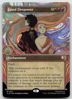 Fated Firepower (Showcase) M Foil Avatar: The Last Airbender 341 NM - Image 1